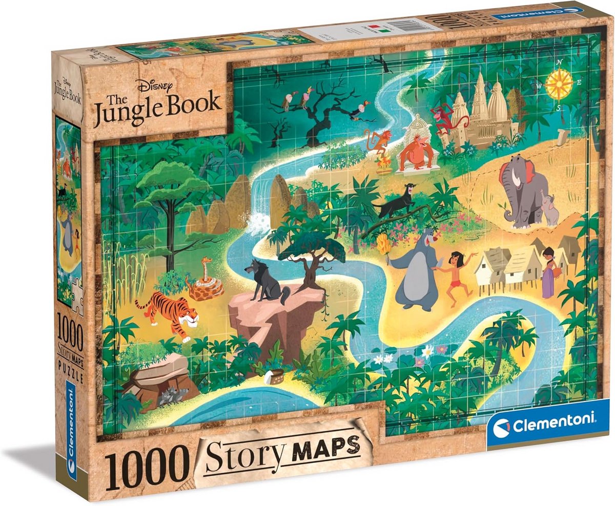 Jungle Book Puzzle 1000 Stukken voor Volwassenen - Perfect voor Puzzel Liefhebbers