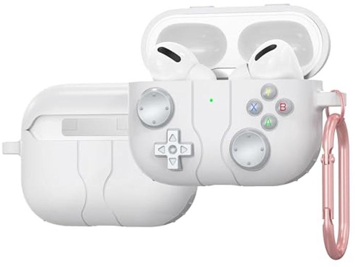 Bluetooth-hoofdtelefoon voor AirPods Pro 3 - Zacht TPU, Lichtgrijs, Valbestendig en Stofdicht