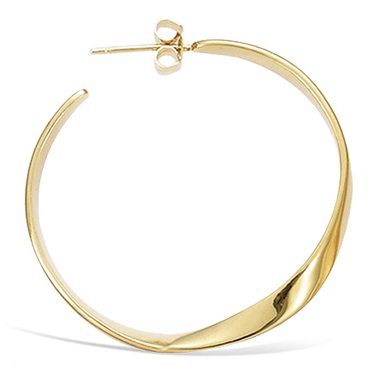 CHIVAL - Oorbellen 18K Verguld Goud "Aveline maat M" - Elegant, Hypoallergeen, Luxe, Cadeau voor haar, Sieraad, Ringen, Tijdloos, Ringetjes, Liefde, Romantiek, Geschenkverpakking, Kerst