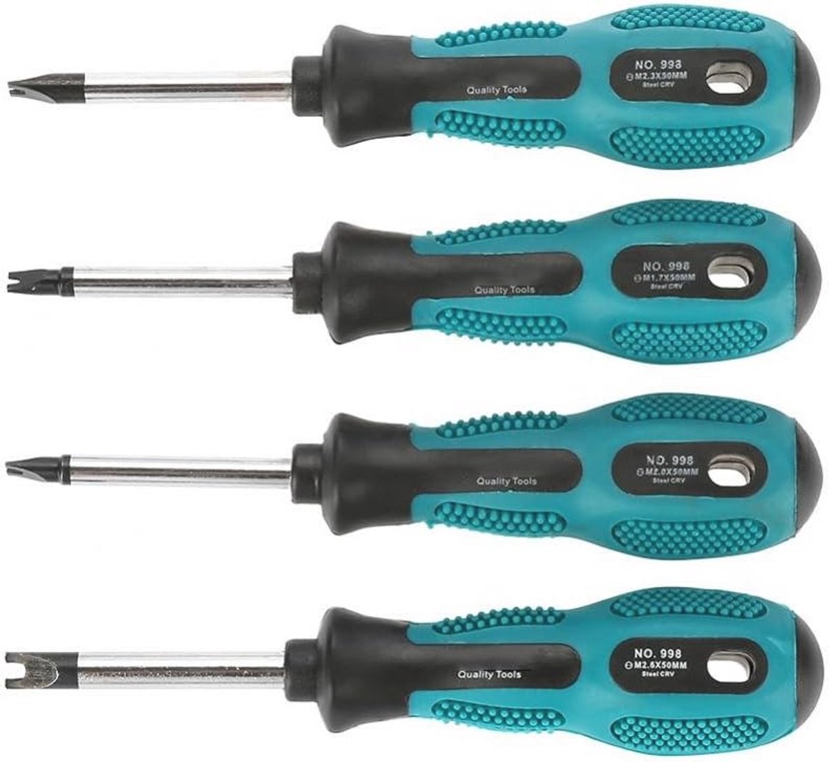 Precisie U-vorkschroevendraaier Set - 4-delig Multifunctioneel Handgereedschap