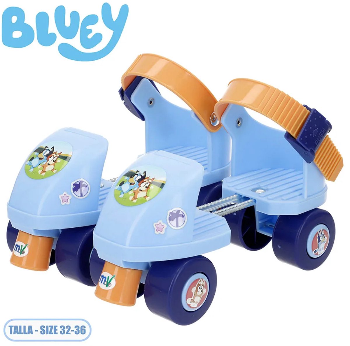 Bluey 77731 Rolschaatsen Kinderen Multicolor
