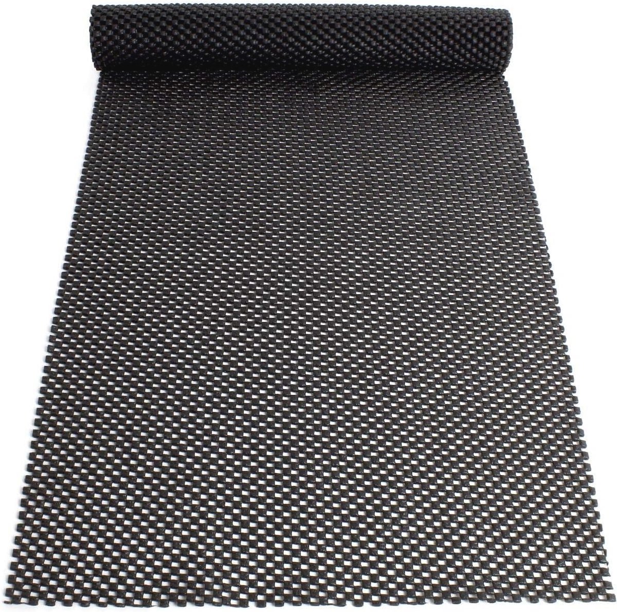 Multifunctionele antislipmat 110 x 30 cm voor laden, keukenplanken, werkplaats en kantoor - zwart