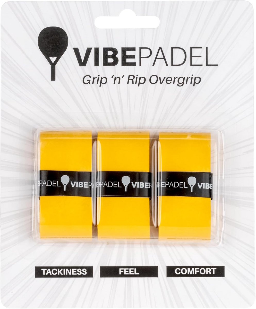 Antislip Overgrip voor Padelracket, Pickleball, Squash en Badminton - 3 stuks