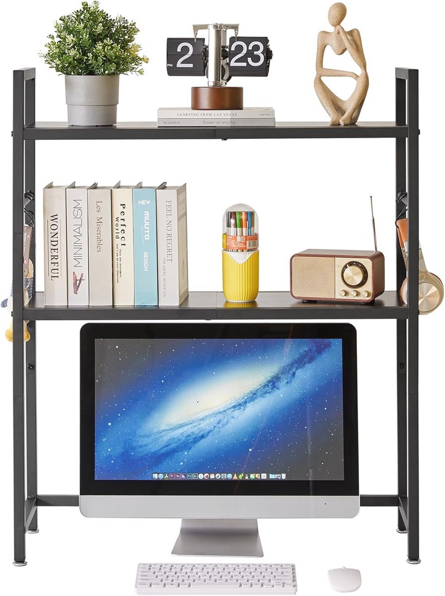 Verstelbare Desktop Plank Organizer voor Kantoor en Thuis – Veelzijdige Opslagoplossing