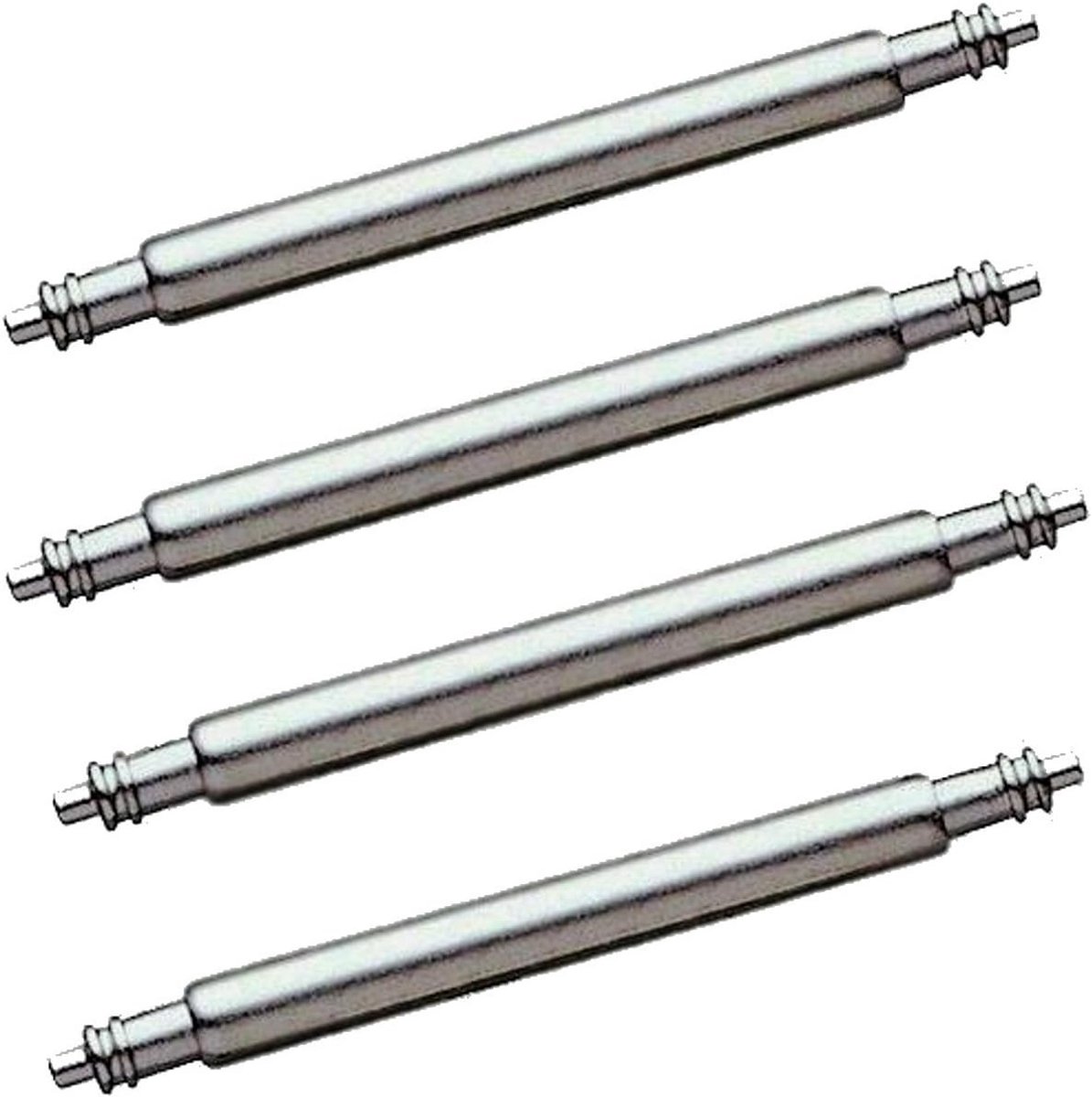 25 mm Veerstiften 1.5 mm voor Horlogebanden - 4 Stuks RVS