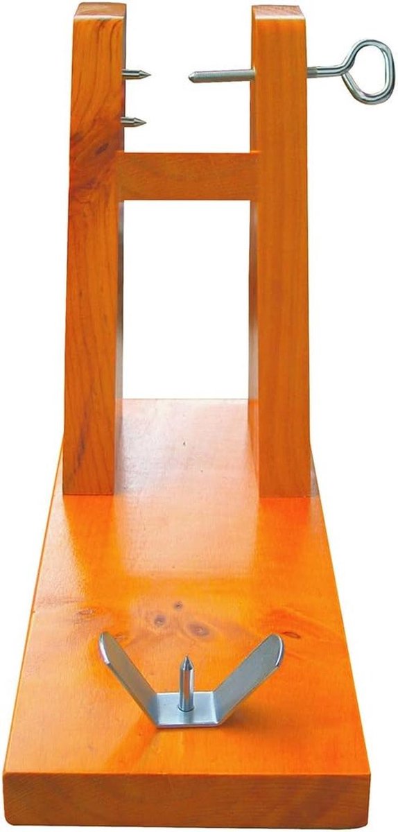 Keuken Enamel Hamerhouder Dubbele Toren - Houten Hinkhouder 17 x 40 x 33 cm