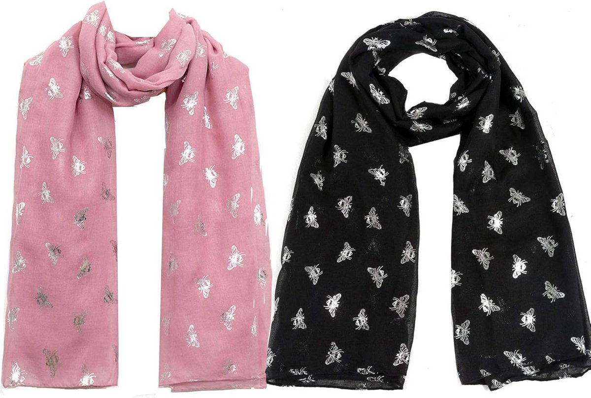 Set van 2 Warme Dames Sjaals – Luxe Winter Sjaal Set