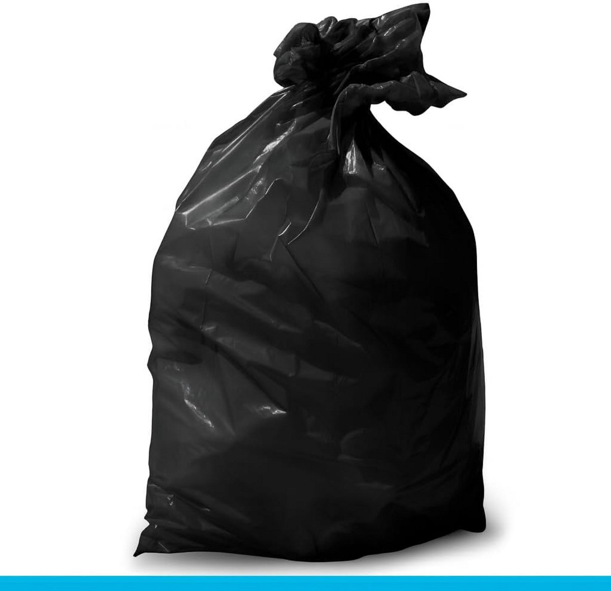 Scheurvaste Vuilniszakken 120 Liter (20 Stuks) Blauw – Sterke Afvalzakken van Gerecycled Materiaal