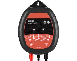 Schrikdraadapparaat voor Elektrische Afrastering, 10 Kv 1j, Ac/Dc-Oplader voor Afrastering met Led-Indicator, Dekking van 3,5 Km, Effectief voor De Bescherming van Vee En Pluimvee Tegen Dieren In Het Wild