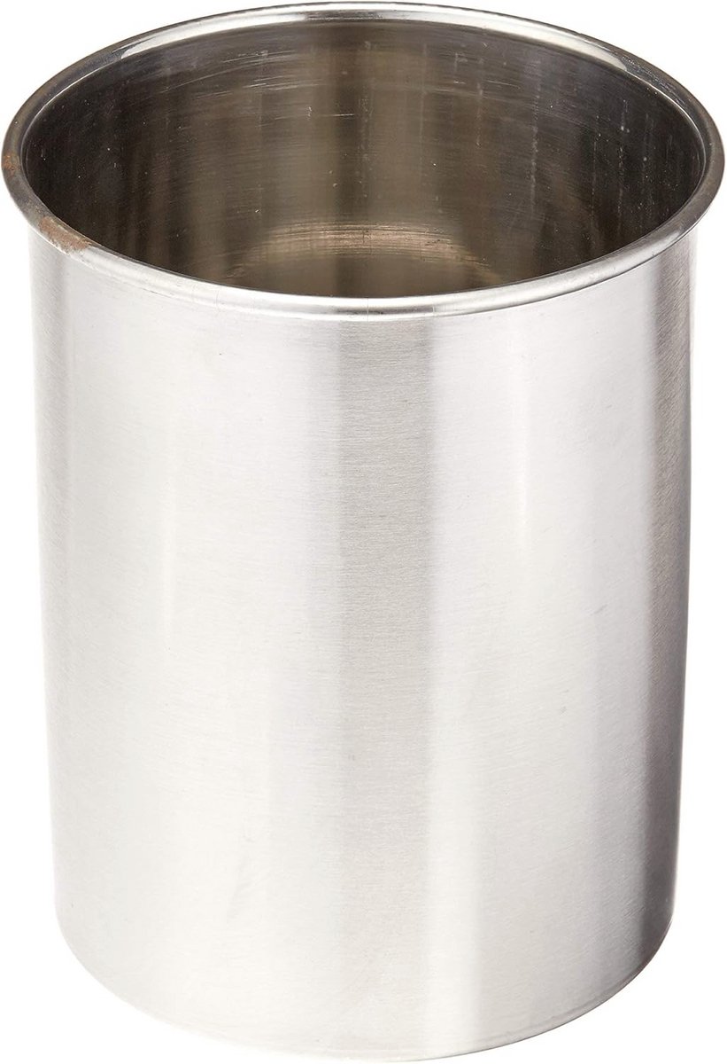 Roestvrijstalen Gereedschapshouder - Geborsteld - 6,5 x 5,25 x 5,25 Inch