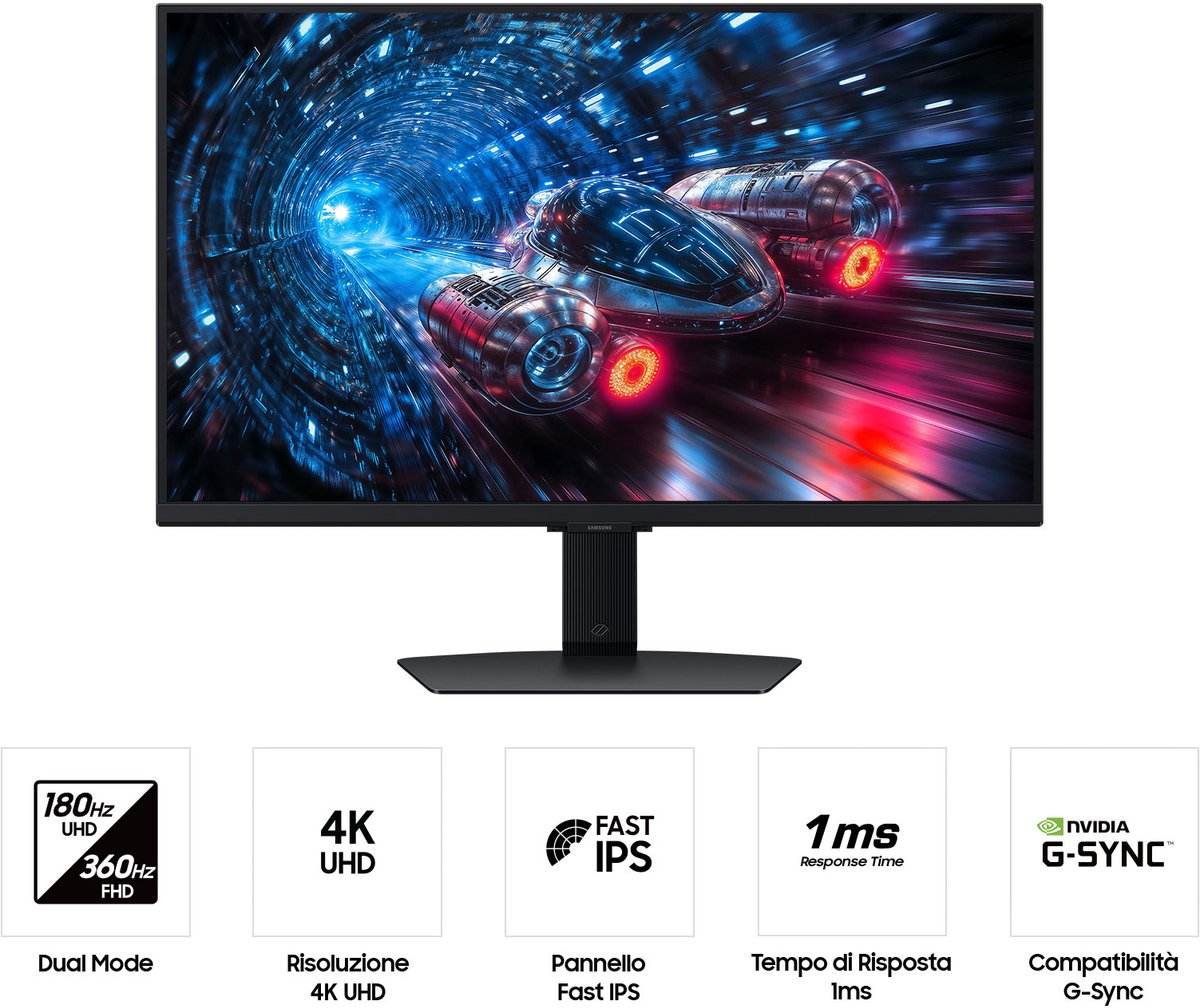 Samsung Odyssey G7 - 4K IPS Gaming Monitor 360Hz thumbnail 7