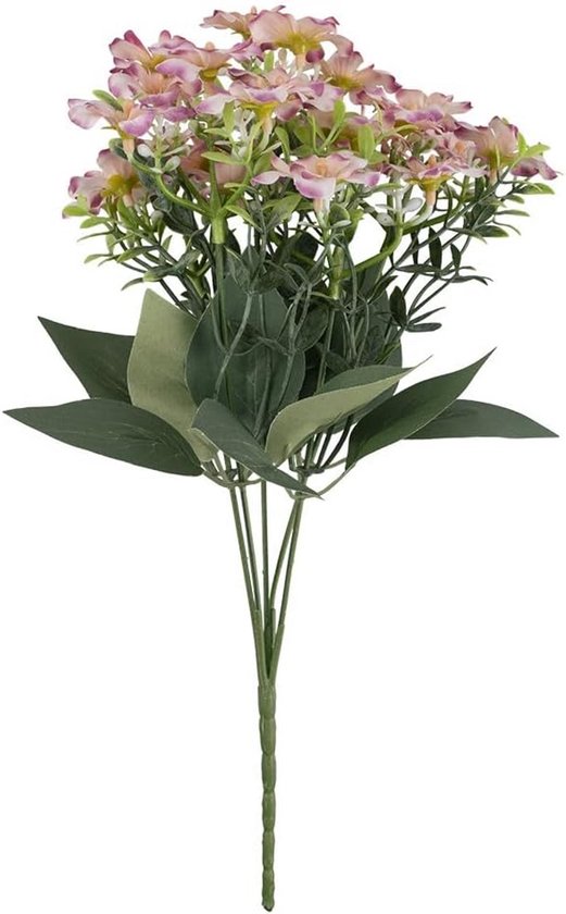 Kunstbloemen Takkenbos 25 Roze-Crème Bloesem Decoratief voor Vaas en Knutselen
