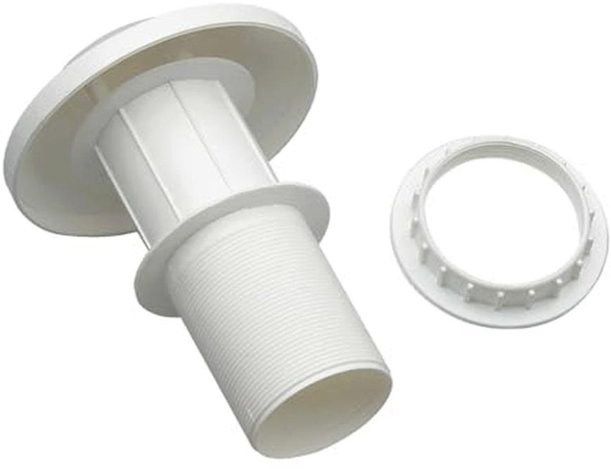 Kunststof open haard voor afzuigkappen en ventilatieopeningen - 60 mm diameter