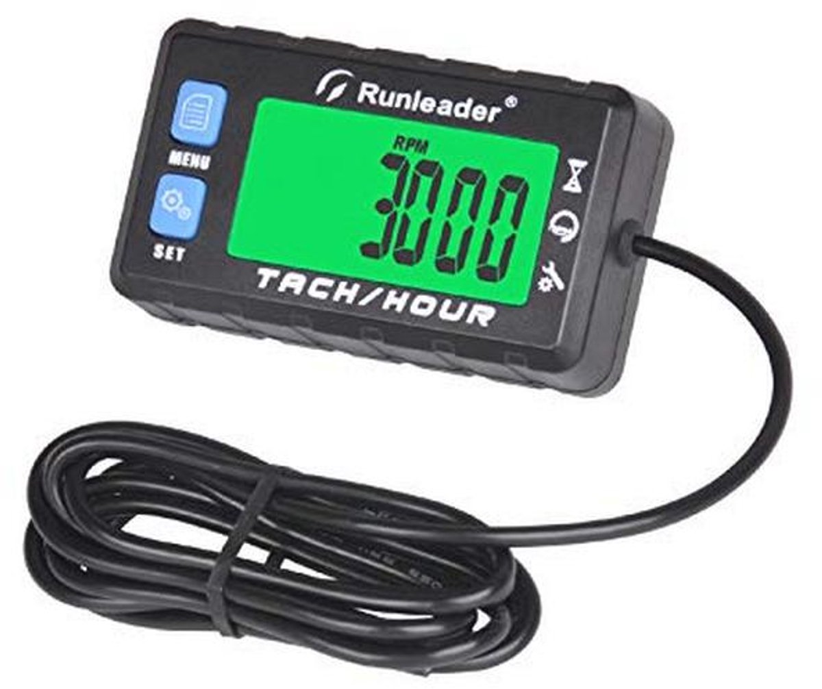 Digitale Toerentalmeter voor Kleine Motoren met Groot LCD-Display en Toerentalwaarschuwing