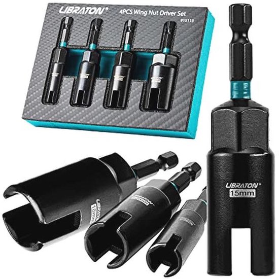 1 Pc Vleugel Moer Driver Slot Vlinder Bolt Socket Sleeve