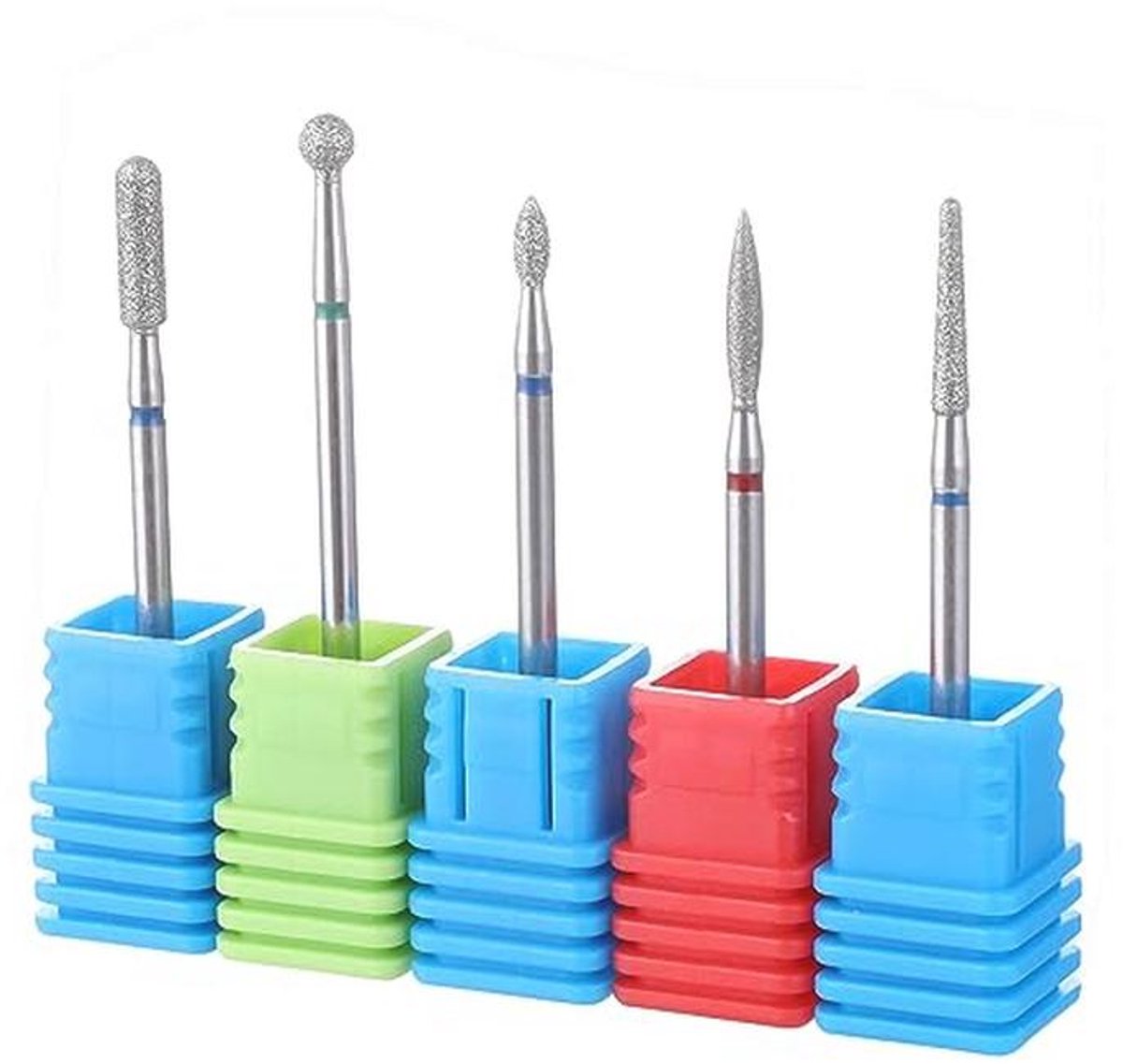 Professionele Nagelboren Set voor Gel en Acryl Nagels - 5 Stuks