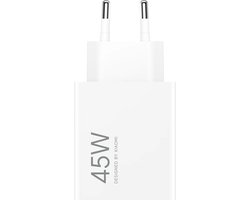 Xiaomi 45W Turbo Charging Power Adapter (Typa-A) EU – Snellader – 45W Turbo Fast Charging – USB-A Poort – Geschikt voor Smartphones, Tablets & USB-C Apparaten
