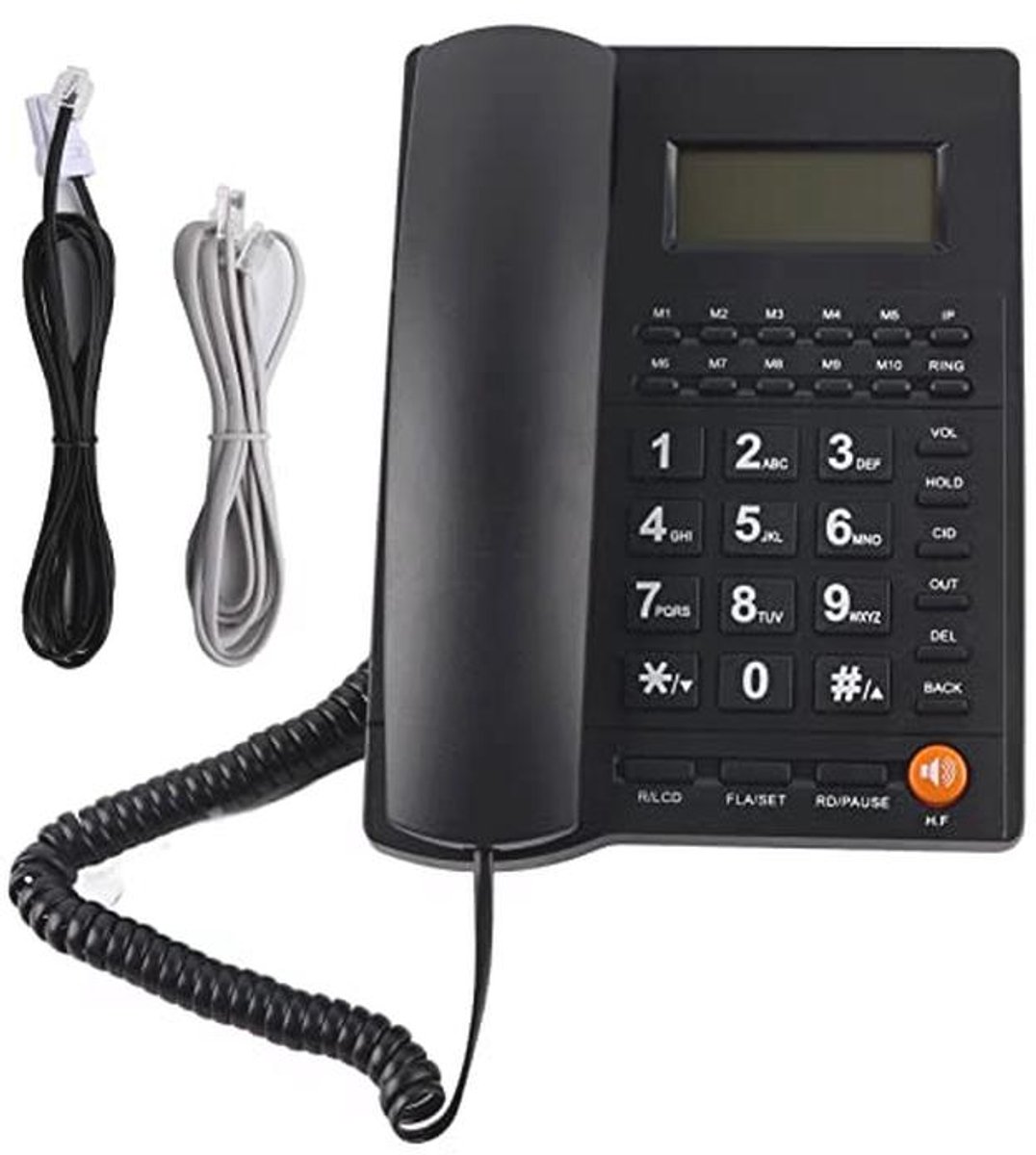 Vaste Telefoon met Handsfree Bellen en Grote Knoppen voor Thuis en Kantoor