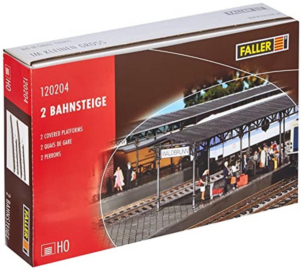 Modelbouwset 2 Perrons voor Modelspoorbaan H0 - 34 Onderdelen
