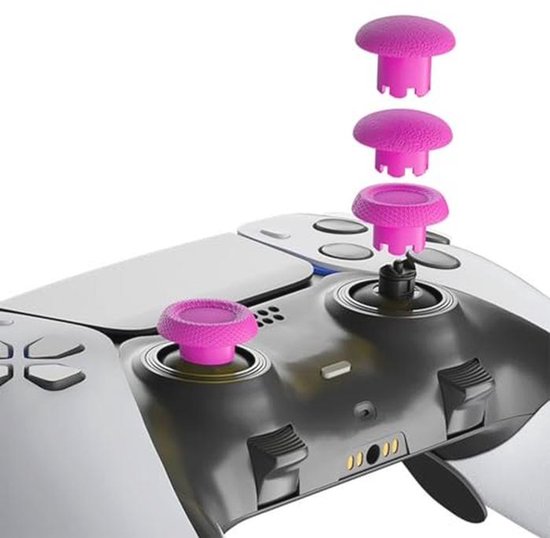Vervangende Duimstokken en Groene Achterpeddels voor PS5 Edge Controller — afbeelding 3
