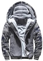 Capuchontrui voor heren met ritssluiting - Warm Fleece Sweatjack voor Lente, Herfst en Winter