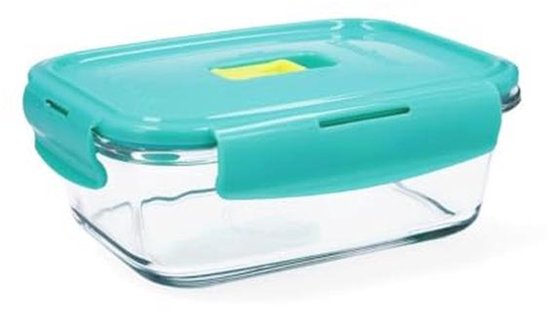 NERTHUS FIH 781 - Tarro de Cristal con Tapa de Bambú, 700 ml