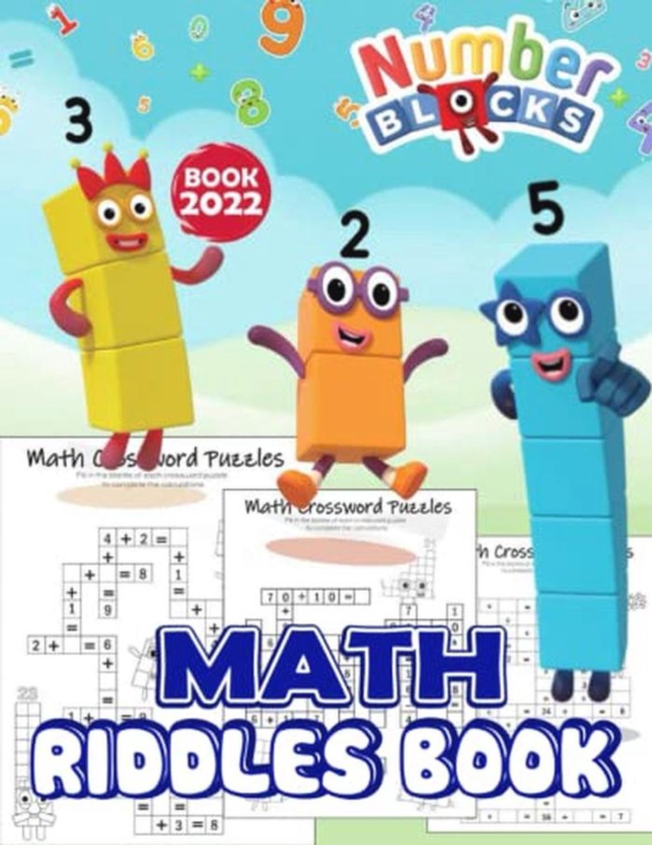 Wiskunde Puzzelboek voor Kinderen (Leeftijd 4+): Versterk Wiskundige Vaardigheden & Logisch Denken met Puzzels