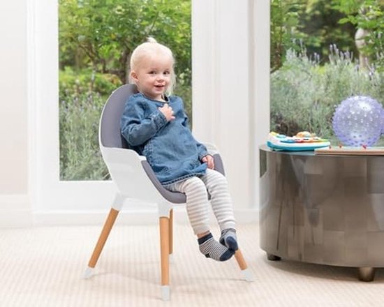 Hoge Stoel - Kinderstoel Eetstoel - Samen Eten - Groei Mee Met Kind - 63 x 57 x 96 cm van Hoge — afbeelding 4