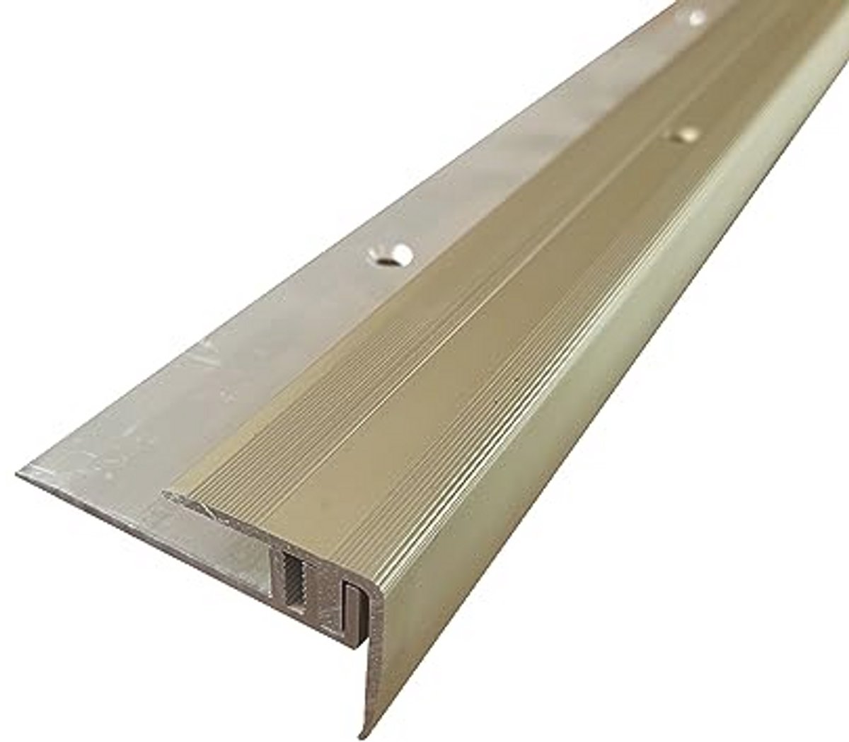 Profielsysteem voor parket en laminaatvloeren - Trapprofiel 190 cm, Hoogteverstelbaar 7-15