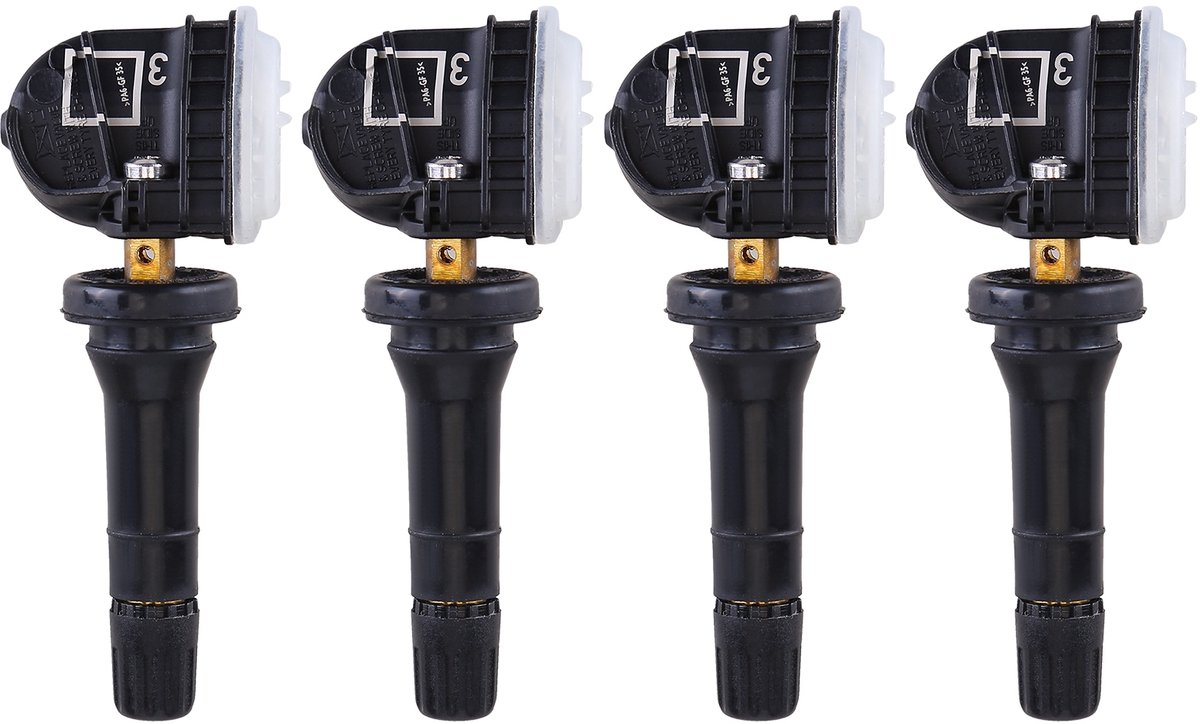 4Stuks TPMS Banden druk Sensor - OE V25721237 voor Ford B-Max C-Max Ecosport Fiesta | Focus Kuga Compatible Aftermarket