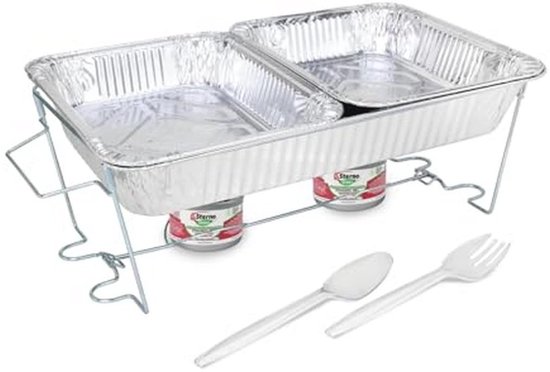 Chafing Dish Wire Rack Set van 6 - Zilver — afbeelding 2