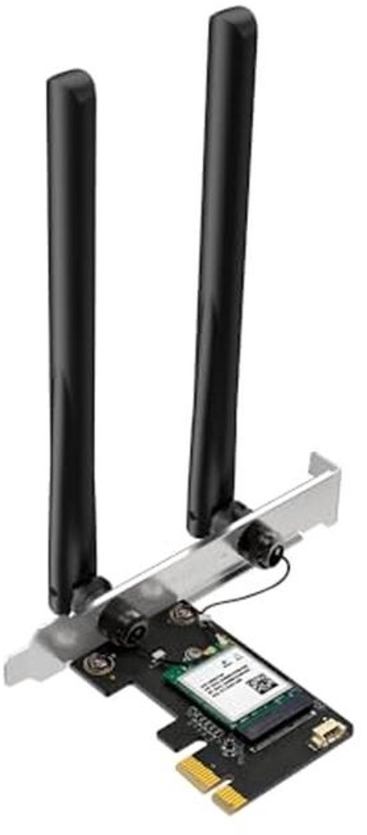 Wi-Fi 6 PCIe-adapter met Bluetooth 5.4 - Tot 1201 Mbit/s voor Windows 10 en 11