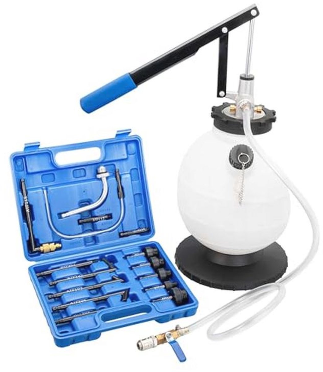 Handmatige Olievulpen 6L met 15 Adapters - Efficiënt Voor Transmissie en Differentiëlen