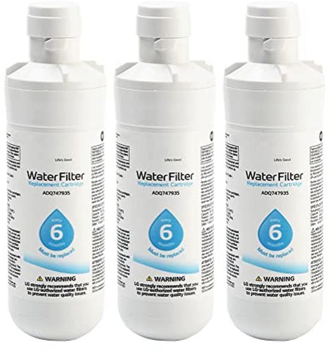 Vervangende Waterfilter voor Koelkast - 300L Capaciteit - Geschikt voor Franse Deuren en Side-by-side Koelkasten