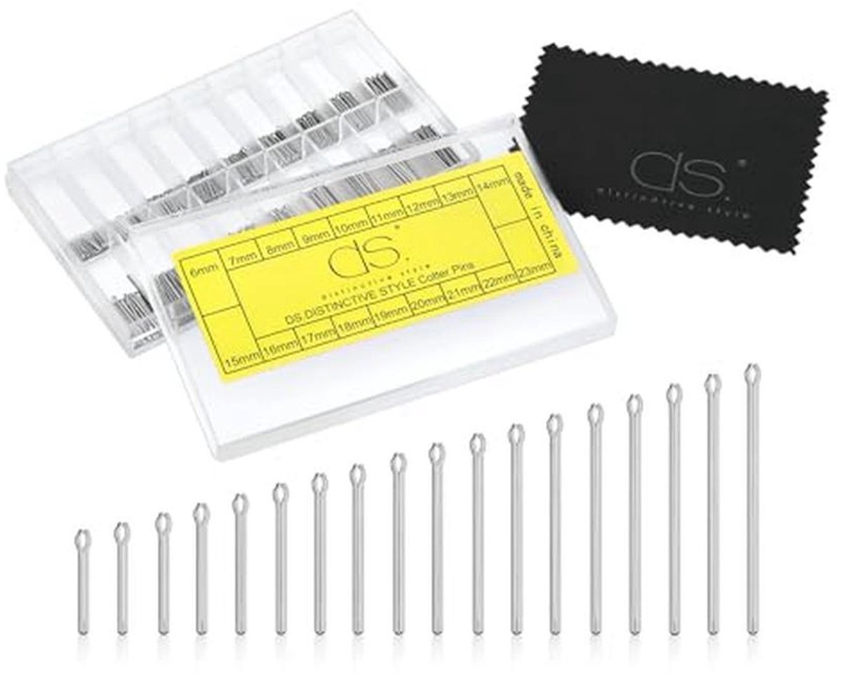 Horlogeband Link Splitpennen Assortiment 360 Stuks Roestvrij Staal Reparatieset voor Horlogemaker