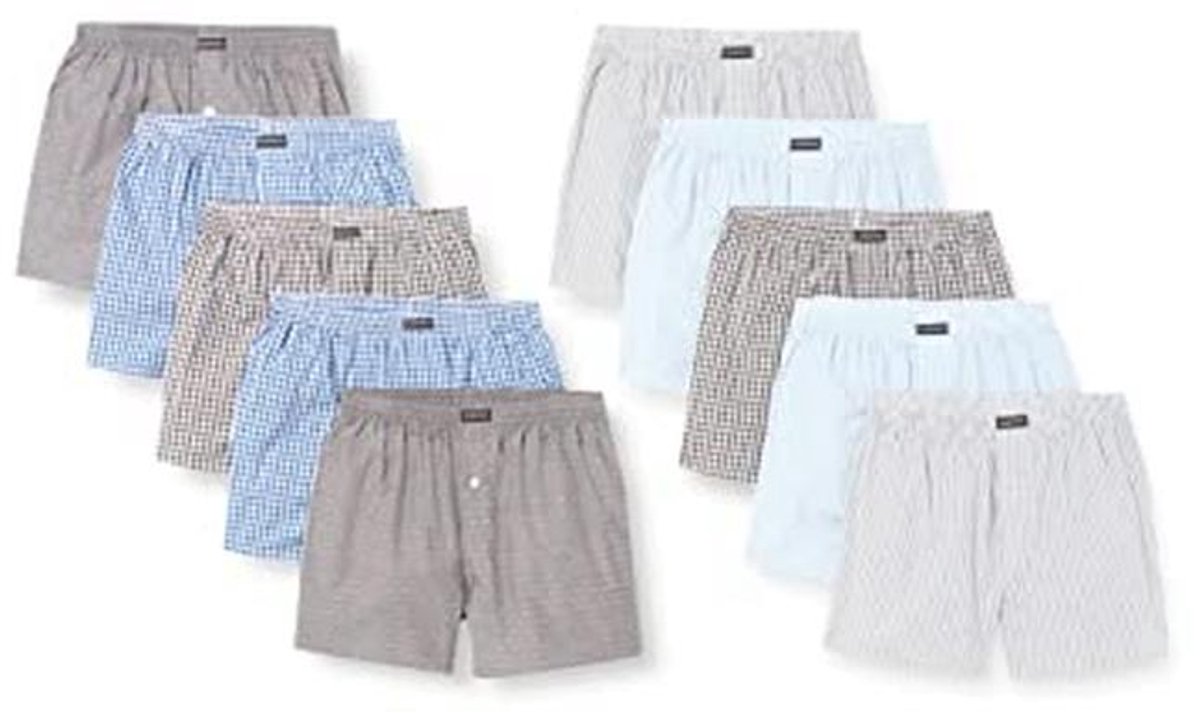 Boxershorts voor Heren Katoen - 1-Pack Comfortabel en Ademend