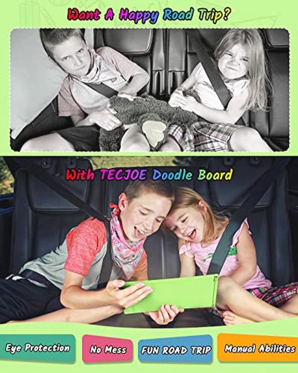 LCD schrijfbord set van 2, 8,5 inch tablet voor kinderen en volwassenen, herbruikbaar en uitwisbaar schrijfblok — cadeau in Gadgets - foto 7