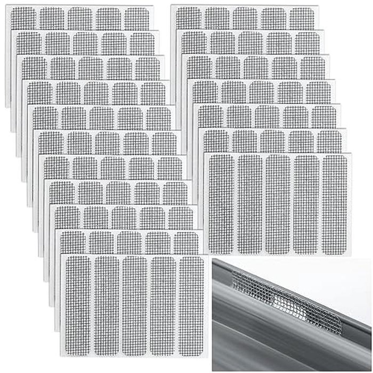 Vliegengaas Reparatieset - 100 Stuks Voor Eenvoudige Insectenbescherming