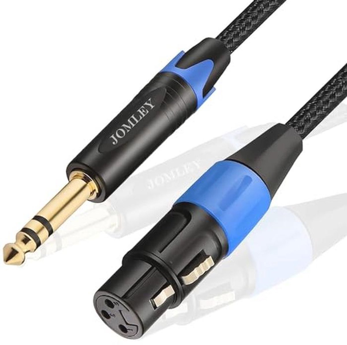 Vrouwelijke XLR naar 1/4" (6,35mm) TRS Microfoon Kabel - Gebalanceerde Stereo Verbinding