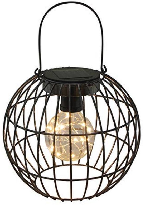 Zonne-energie Tuinverlichting | Draadgloeilamp Ø 20,5 cm | Duurzaam en Onderhoudsarm