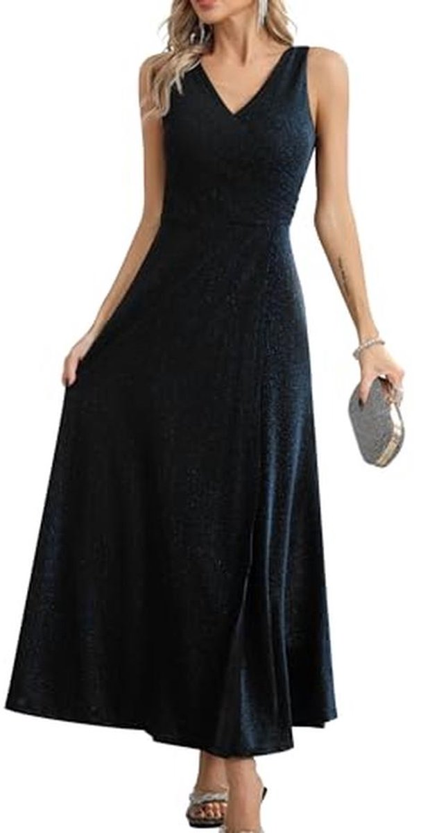 Elegante Wikkeljurk Dames - Avondjurk en Cocktailjurk voor Bruiloft en Feest