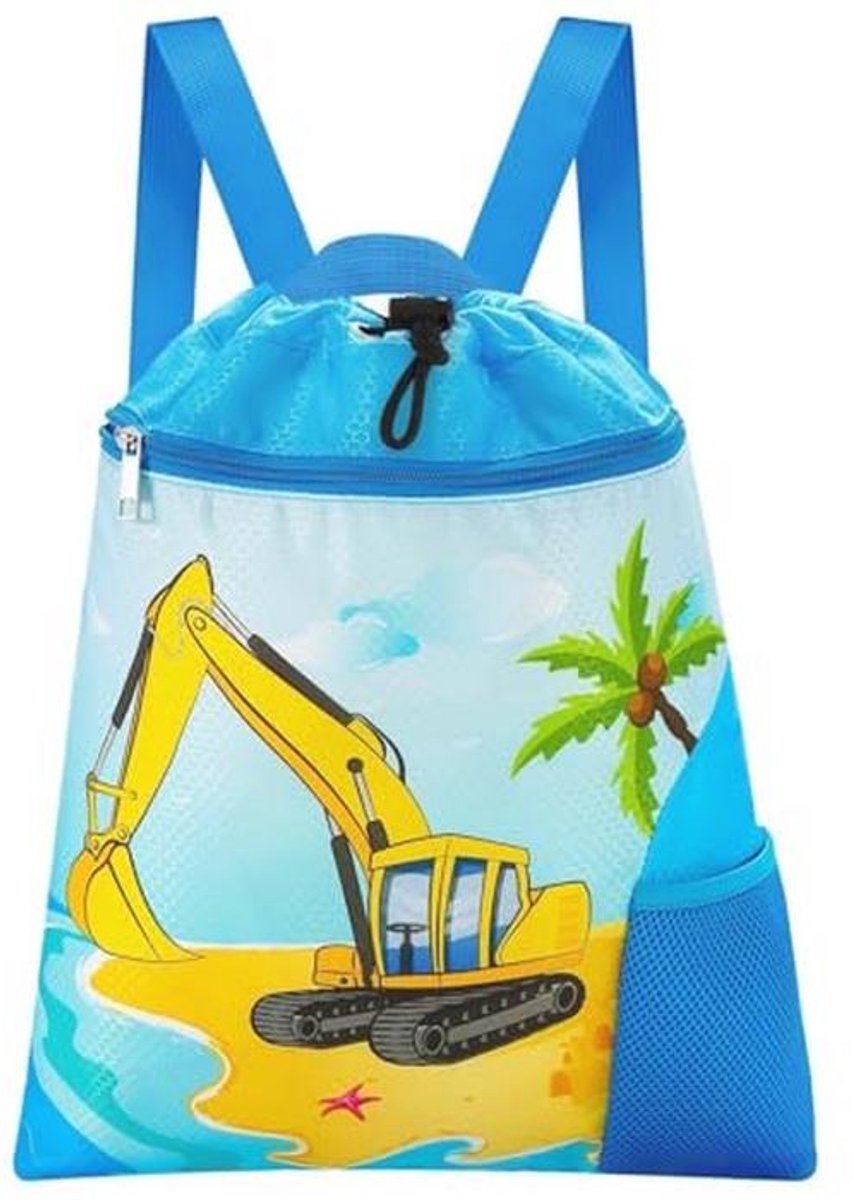 WAWSAM Gymnastiekrugzak met trekkoord, 38 × 45 cm, sporttas voor kinderen, waterdichte boodschappentas voor zwembad, strand
