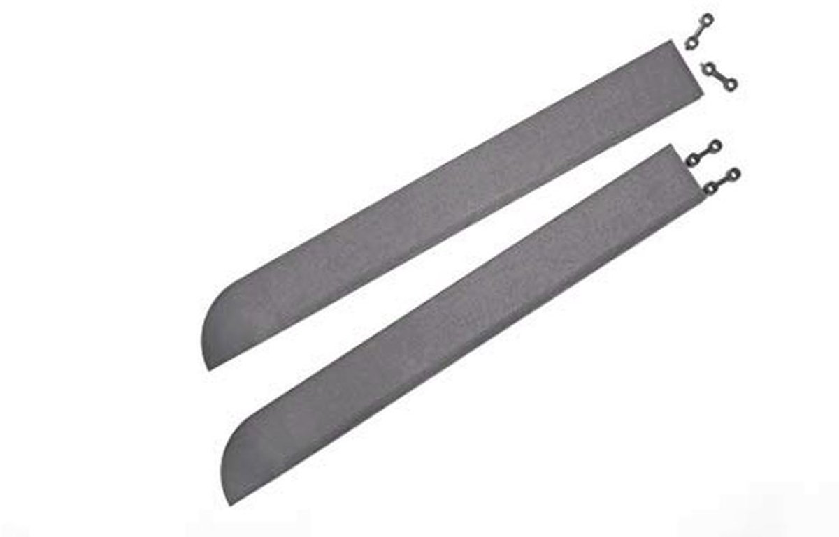 Weerbestendige Outdoortegels 38 x 38 cm - Donkergrijze Terrastegels voor Tuin en Terras - Set van 2