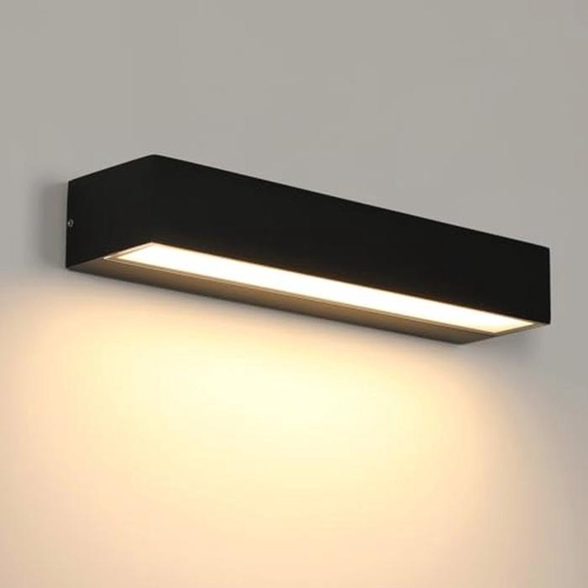 Moderne waterdichte LED-wandlamp voor buiten, 16 W, warmwit, IP65, voor terras, tuin en entree