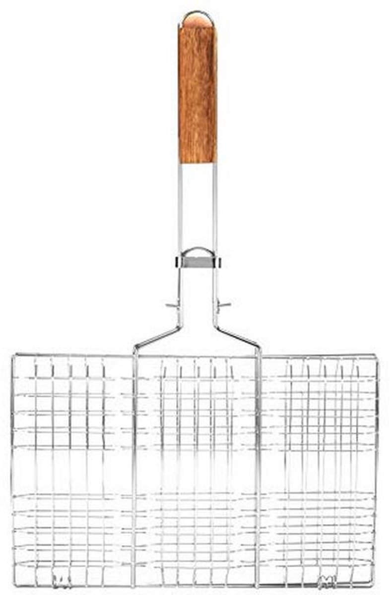 Professioneel BBQ Grillnet voor Gegrilde Vis, Groenten en Vlees