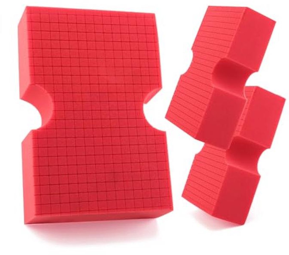 Grote Krasvrije Autowasspons 3-Pack - Duurzame Multi Use Reinigingsspons voor Auto