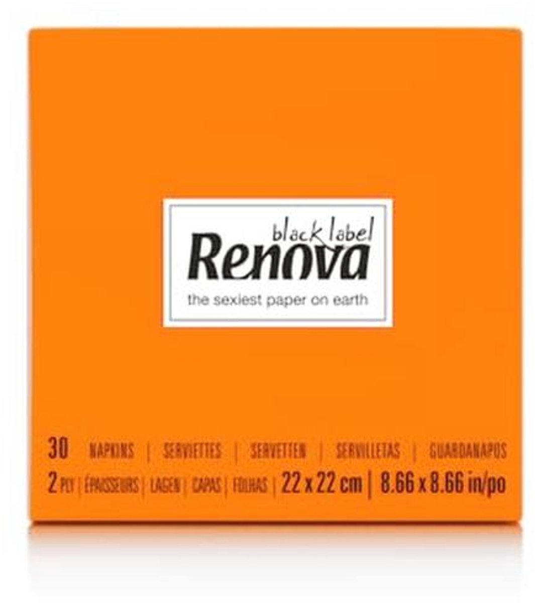 Oranje Cocktailservetten - 30 Stuks, 2-Laags, Perfect voor Feestjes en Koffiepauzes