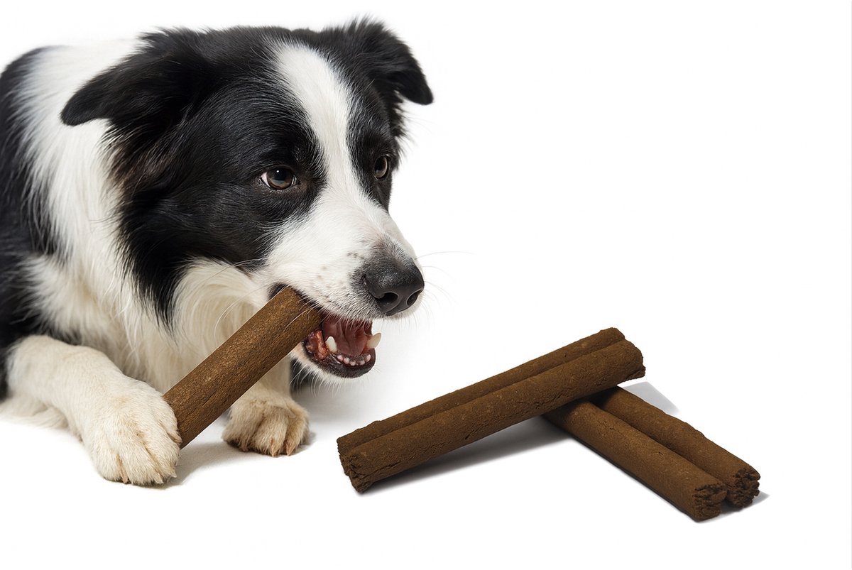 Animalking Kauwstaaf 100% Struisvogel Frikandel voor Hond 16 Stuks - Hondensnacks Gedroogd