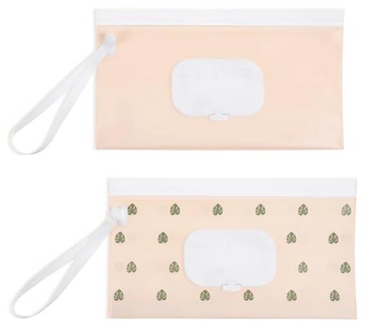 2 Pack Draagbare Hervulbare Baby Doekjes Dispenser voor Reizen en Outdoor