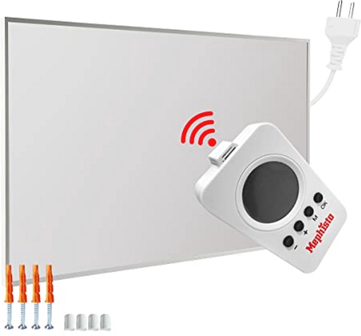 Infraroodverwarming 1200W met Afstandsbediening en App-besturing